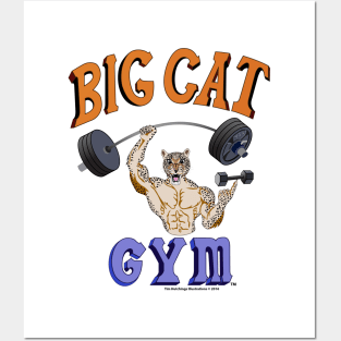 Big Cat Leopard Cartoony Posters and Art